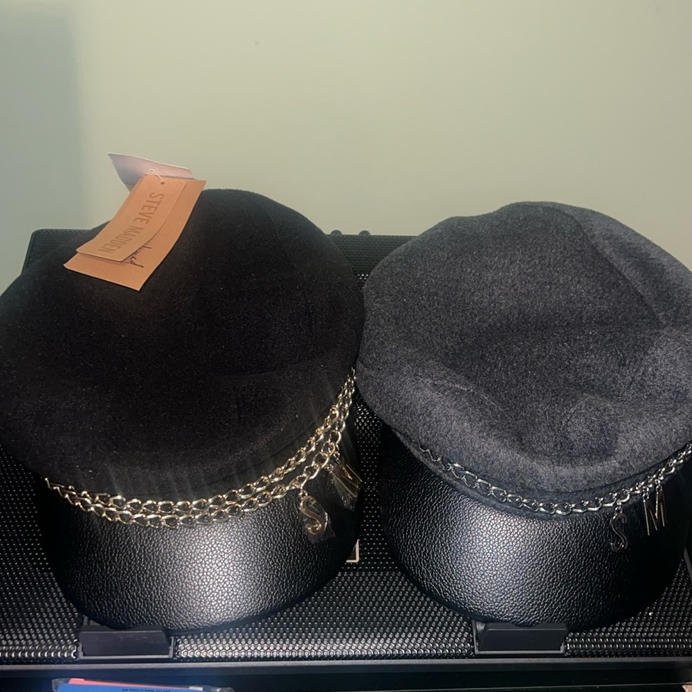 Brand new Steve Madden satin lined taxi cab hats